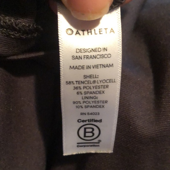 ATHLETA Deep Breath Bralette Dress - Graphite sz SP - Picture 6 of 8